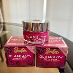 SOLD OUT Limited Edition Barbie Glamglow Glowstarter NIB 1.7 Oz. Pink!